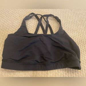 Lululemon black sports bra, size 8